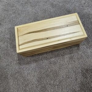 Handmade wooden pencil/trinket box